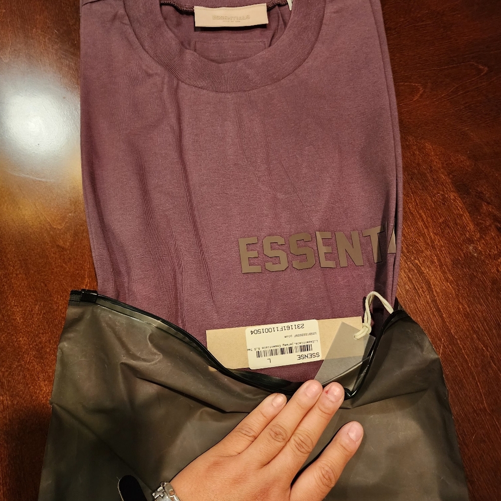 Essentials Purple T-Shirt L